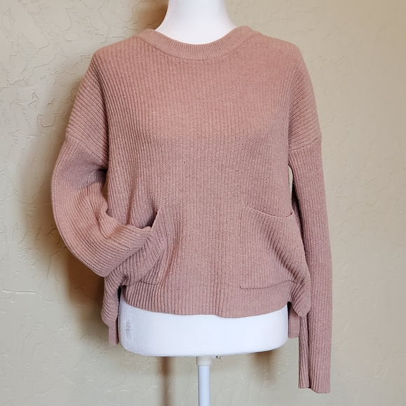 Madewell Cropped Sweater - Picture 1 of 8